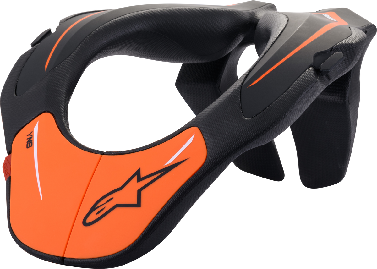 Alpinestars Youth Neck Support Black/Orange 6540118-14-OS