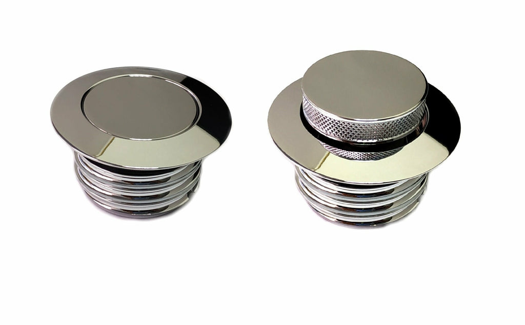 Harddrive POP-UP Screw In NOT Vented Chrome LH '82-95 & '04-06XL 012306