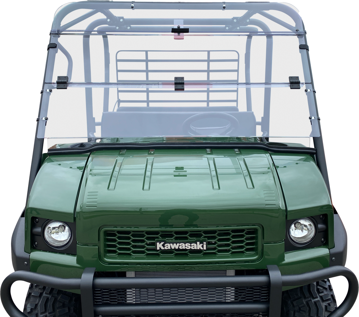 Open Trail Folding Windshield V000342-12200T for Kawasaki KAF 620 Mule 4000 / KAF 620 Mule 4000 Trans & More