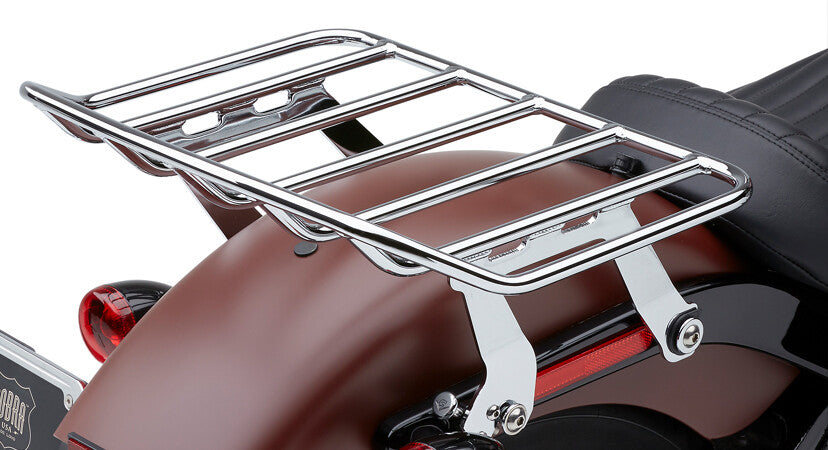 Cobra Detachable Backrest Round Chrome FLHC/S 18-24 602-2010 for Harley-Davidson FLSB Softail Sport Glide 2018-2021
