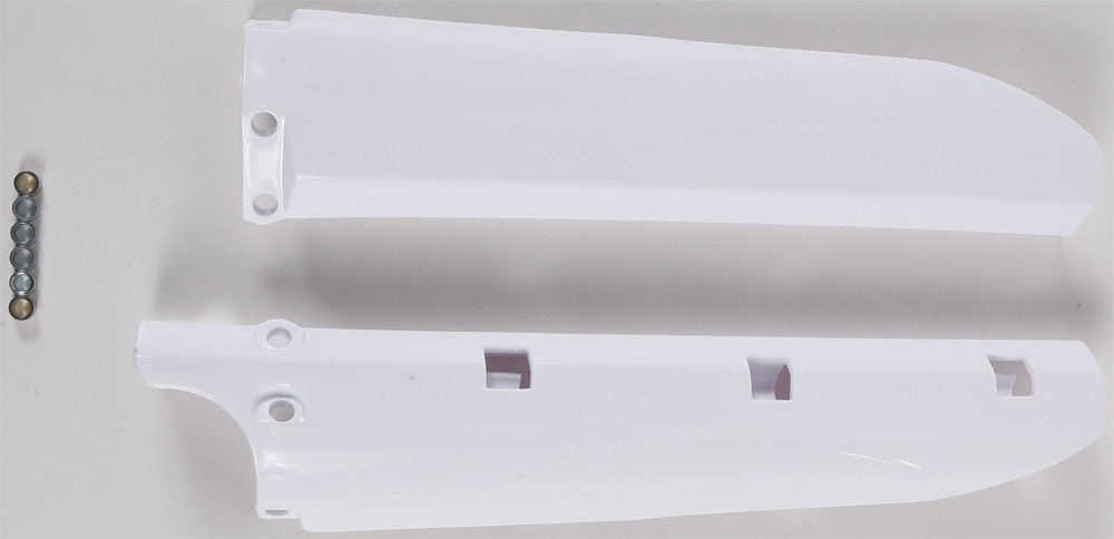 Acerbis Lower Fork Cover Set Fork Covers White 2404730002 for Yamaha YZ80 / YZ85