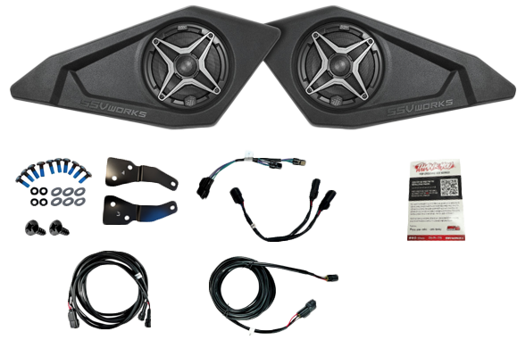 Ssv Works Rear Door Speaker Pods Front Door Speakers W/ SSV A-Spec Speakers Mavr-Phz+dfa