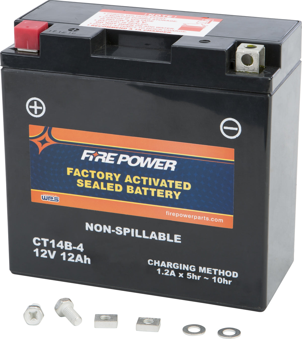 Fire Power Battery CT14B-4 CT14B Sealed Factory Activated for Hyosung / Yamaha