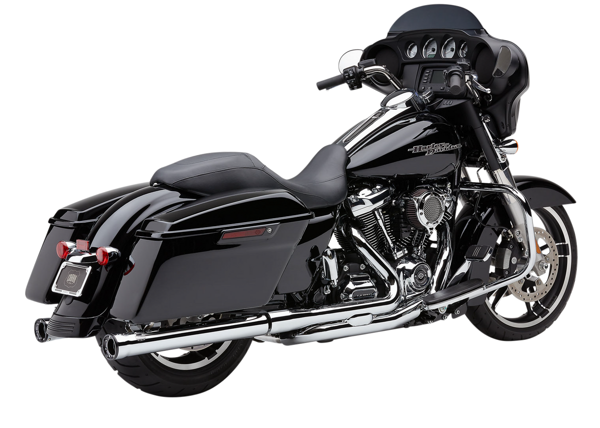 Cobra 3" RPT Slip-ONS Chrome FLH/FLT 17-25 6071 for Harley-Davidson